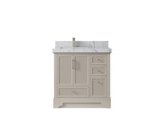 Alys 36 in. W x 22 in. D Left Offset Sink Bathroom Vanity - photo 40