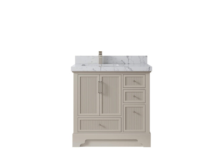 Alys 36 in. W x 22 in. D Left Offset Sink Bathroom Vanity - photo 40