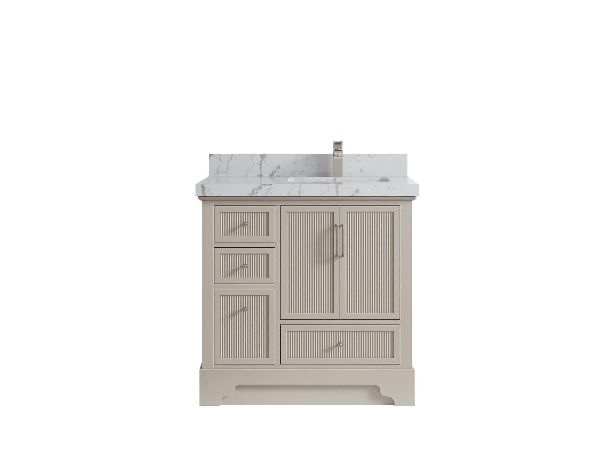 Alys 36 in. W x 22 in. D Right Offset Sink Bathroom Vanity