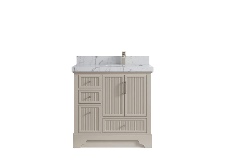 Alys 36 in. W x 22 in. D Right Offset Sink Bathroom Vanity - photo 38