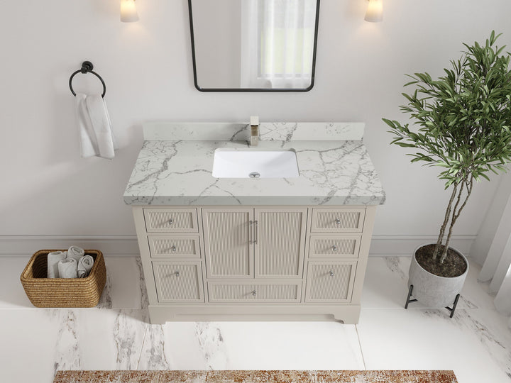 Alys 48 in. W x 22 in. D Single Sink Bathroom Vanity - photo 39