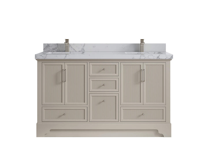 Alys 60 in. W x 22 in. D Double Sink Bathroom Vanity - photo 35