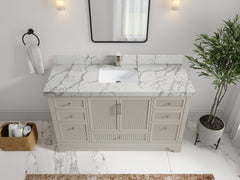 Alys 60 in. W x 22 in. D Single Sink Bathroom Vanity - photo 39