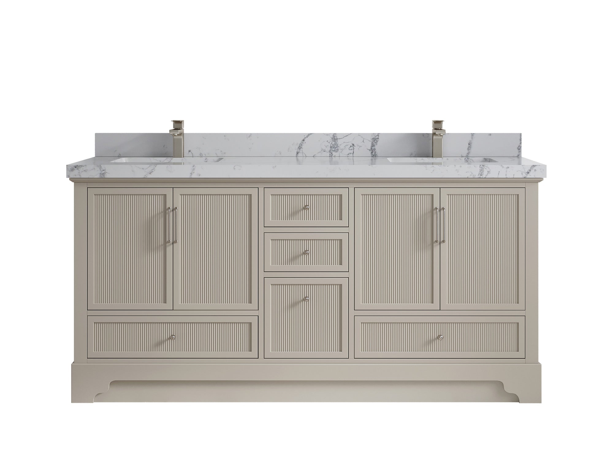 Alys 72 in. W x 22 in. D Double Sink Bathroom Vanity