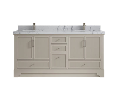 Alys 72 in. W x 22 in. D Double Sink Bathroom Vanity