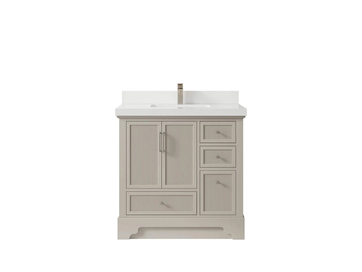 Alys 36 in. W x 22 in. D Center Sink Bathroom Vanity