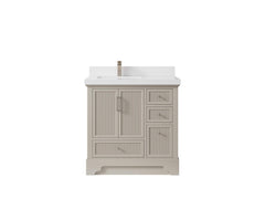 Alys 36 in. W x 22 in. D Left Offset Sink Bathroom Vanity - photo 42