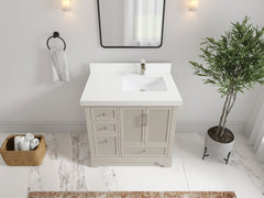 Alys 36 in. W x 22 in. D Right Offset Sink Bathroom Vanity - photo 39