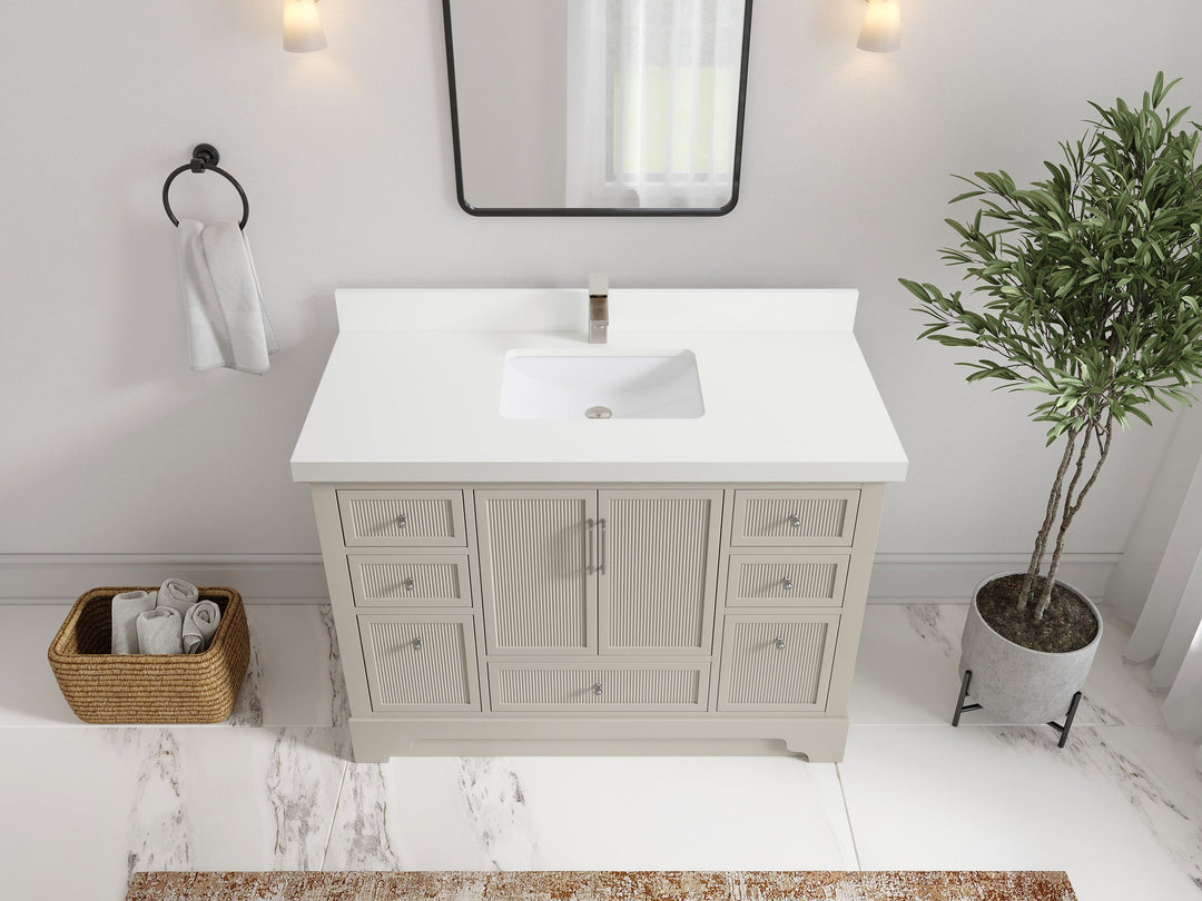 Alys 48 in. W x 22 in. D Single Sink Bathroom Vanity