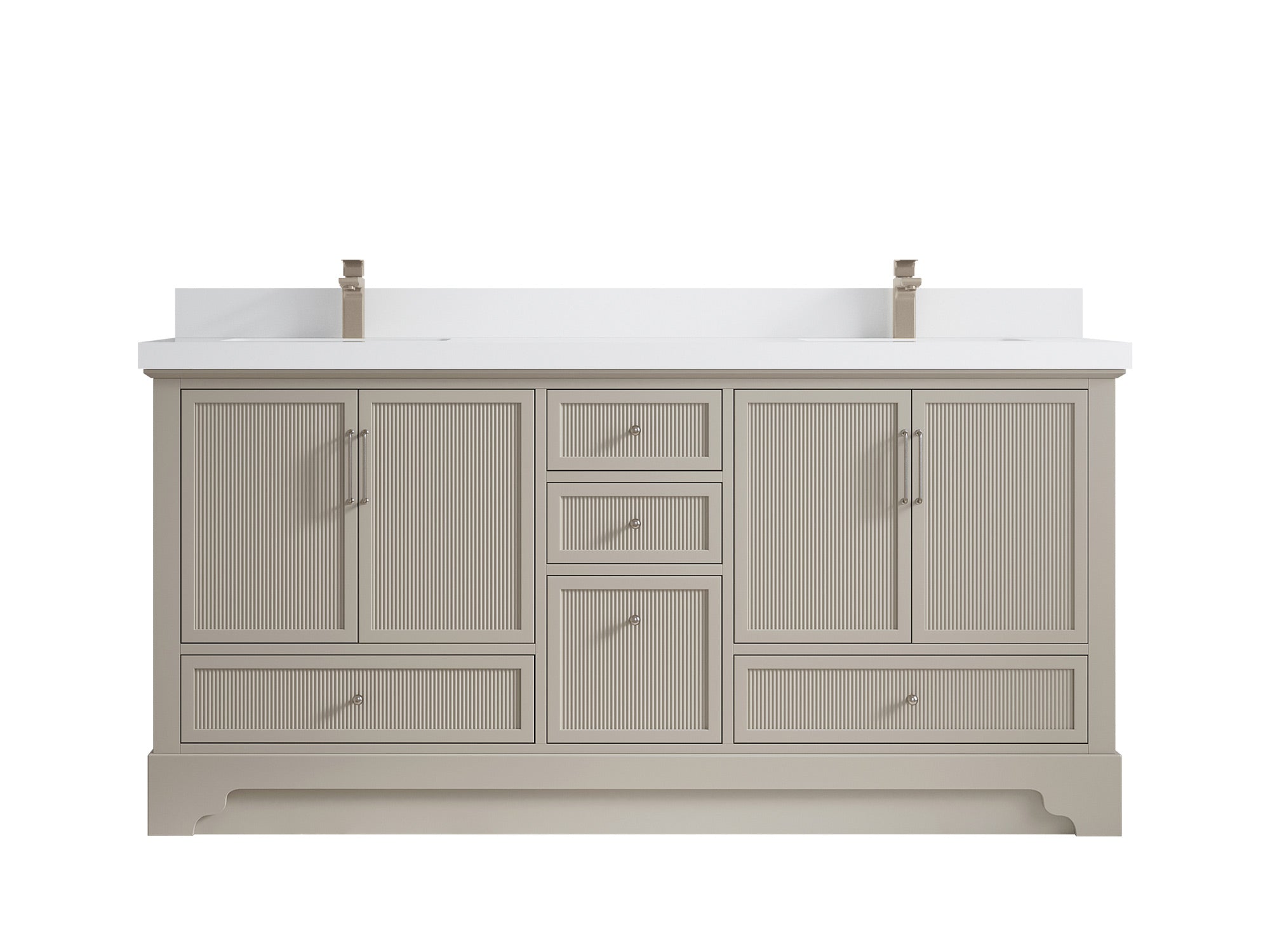 Alys 72 in. W x 22 in. D Double Sink Bathroom Vanity