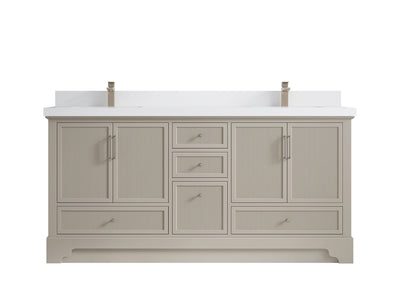 Alys 72 in. W x 22 in. D Double Sink Bathroom Vanity