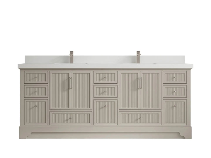 Alys 84 in. W x 22 in. D Double Sink Bathroom Vanity - photo 42