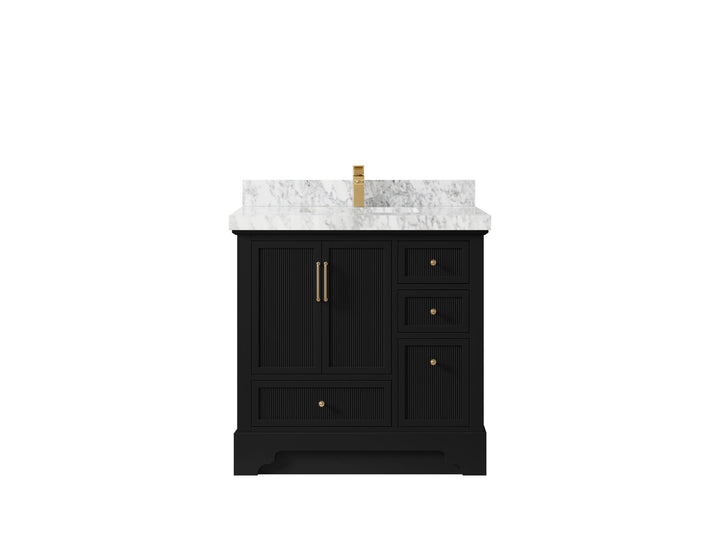 Alys 36 in. W x 22 in. D Center Sink Bathroom Vanity - photo 18