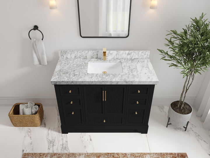 Alys 48 in. W x 22 in. D Single Sink Bathroom Vanity - photo 17