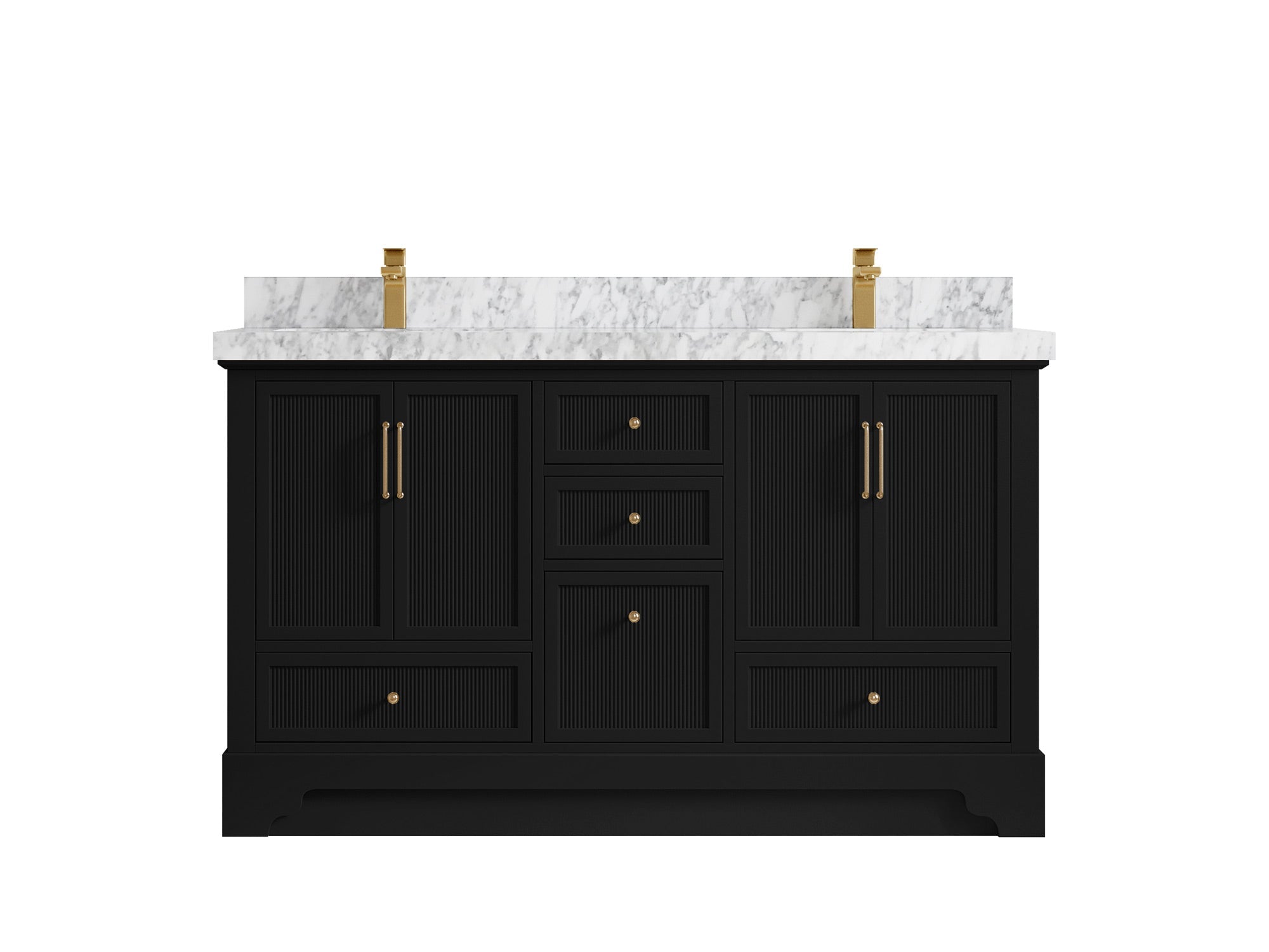 Alys 60 in. W x 22 in. D Double Sink Bathroom Vanity