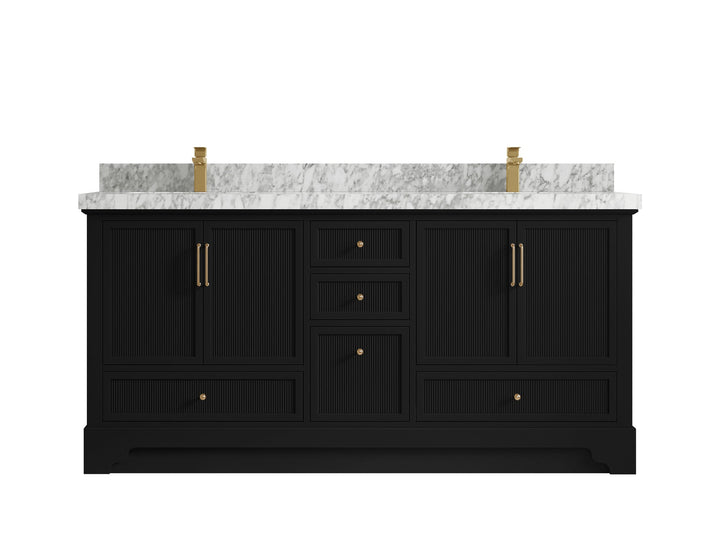 Alys 72 in. W x 22 in. D Double Sink Bathroom Vanity - photo 18