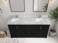 Alys 72 in. W x 22 in. D Double Sink Bathroom Vanity - photo 17