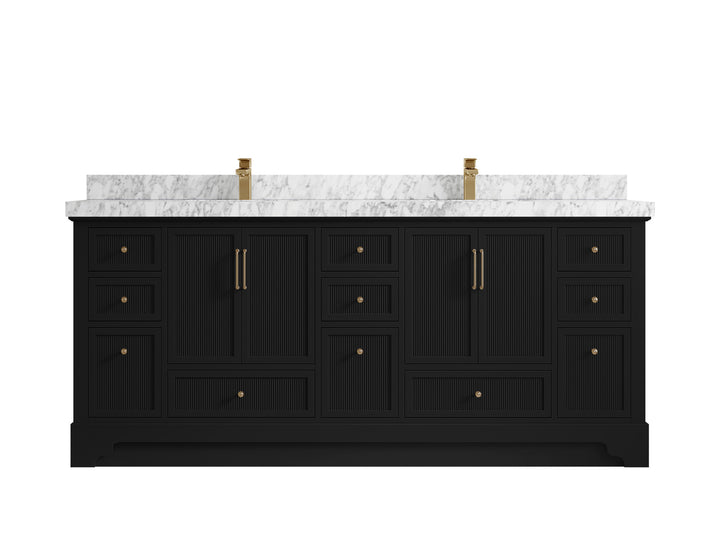 Alys 80 in. W x 22 in. D Double Sink Bathroom Vanity - photo 12