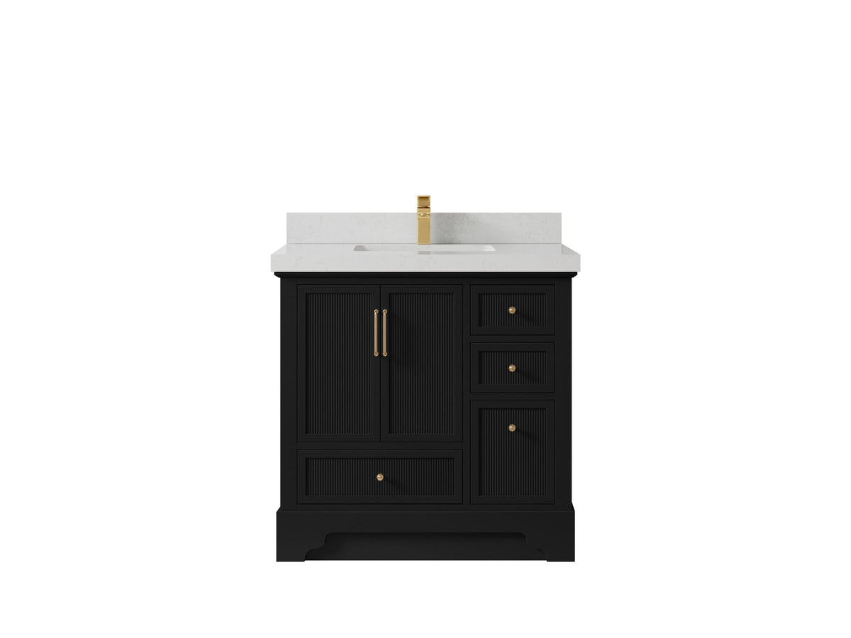 Alys 36 in. W x 22 in. D Center Sink Bathroom Vanity