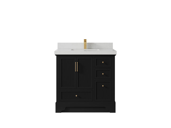 Alys 36 in. W x 22 in. D Center Sink Bathroom Vanity - photo 20