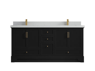 Alys 72 in. W x 22 in. D Double Sink Bathroom Vanity