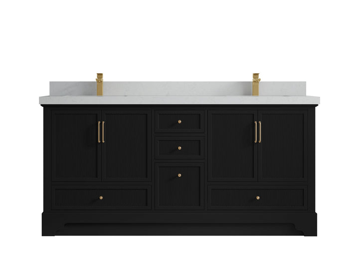 Alys 72 in. W x 22 in. D Double Sink Bathroom Vanity - photo 20