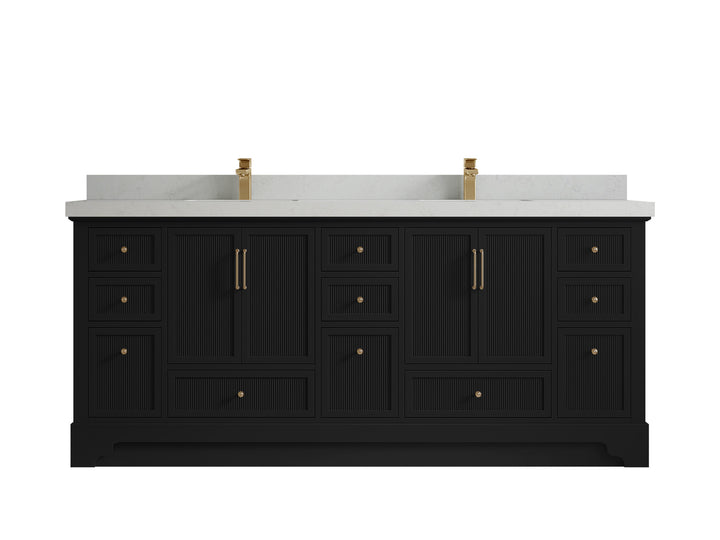 Alys 80 in. W x 22 in. D Double Sink Bathroom Vanity - photo 14