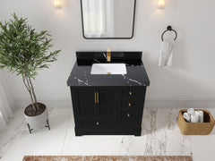 Alys 36 in. W x 22 in. D Center Sink Bathroom Vanity - photo 7