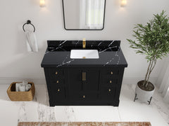 Alys 48 in. W x 22 in. D Single Sink Bathroom Vanity - photo 7