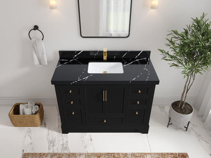 Alys 48 in. W x 22 in. D Single Sink Bathroom Vanity - photo 7