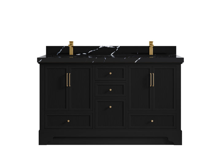 Alys 60 in. W x 22 in. D Double Sink Bathroom Vanity - photo 30