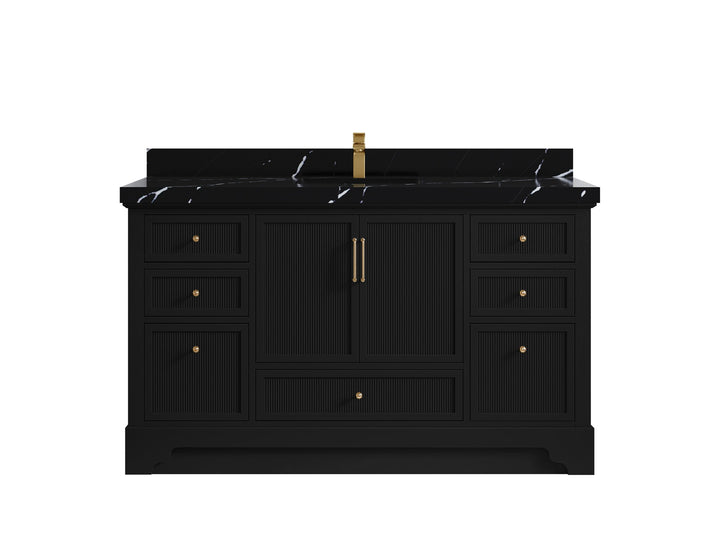 Alys 60 in. W x 22 in. D Single Sink Bathroom Vanity - photo 8