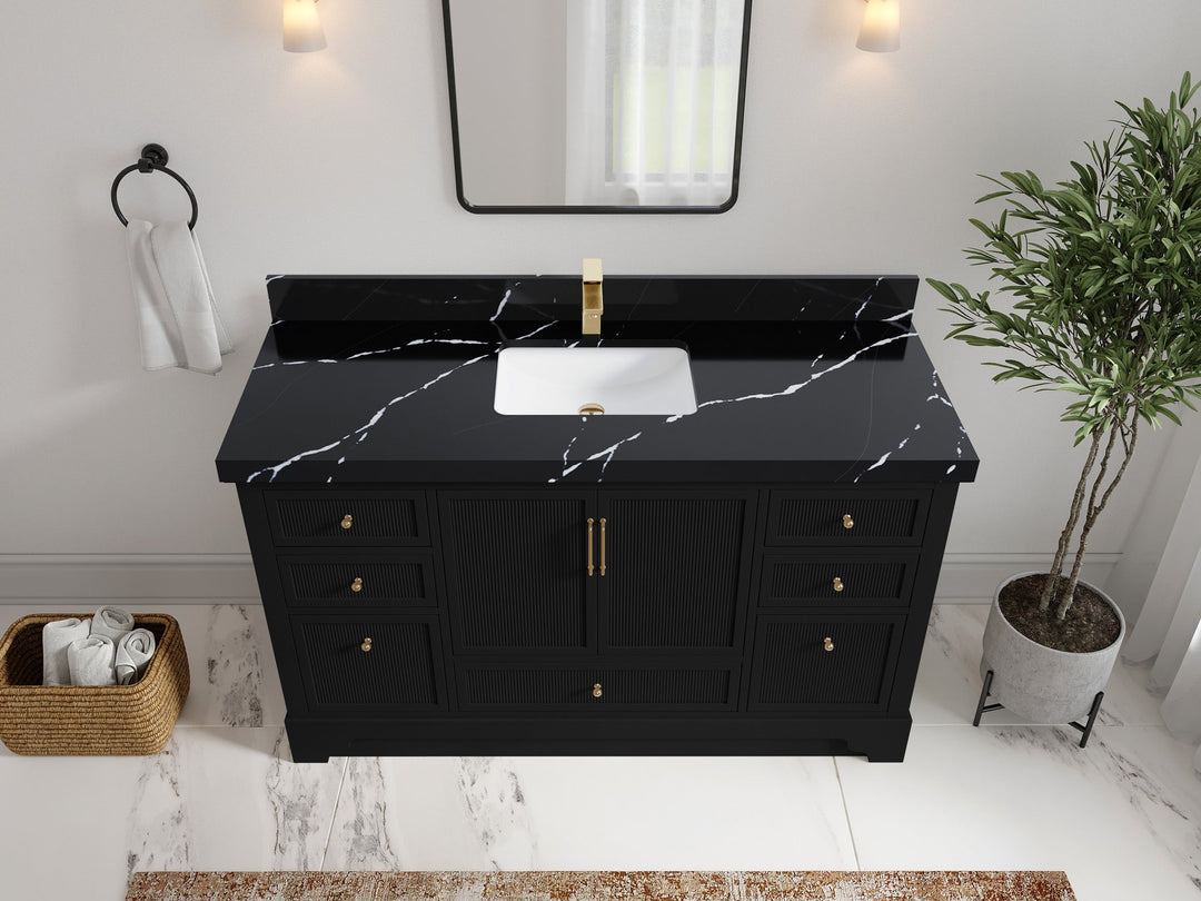 Alys 60 in. W x 22 in. D Single Sink Bathroom Vanity