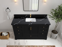 Alys 60 in. W x 22 in. D Single Sink Bathroom Vanity - photo 7
