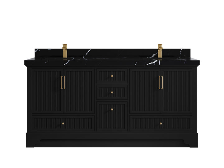 Alys 72 in. W x 22 in. D Double Sink Bathroom Vanity - photo 8
