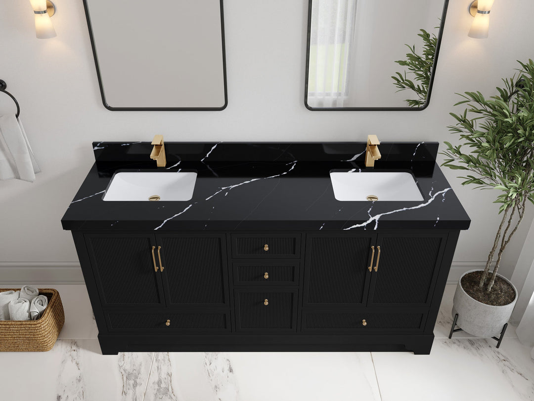 Alys 72 in. W x 22 in. D Double Sink Bathroom Vanity