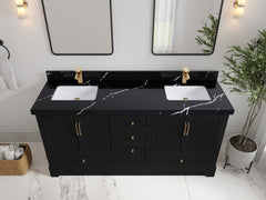 Alys 72 in. W x 22 in. D Double Sink Bathroom Vanity - photo 7