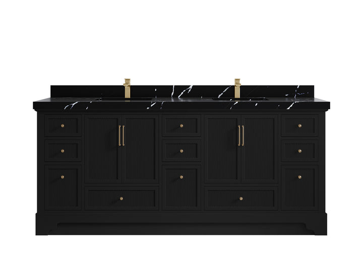 Alys 80 in. W x 22 in. D Double Sink Bathroom Vanity - photo 16