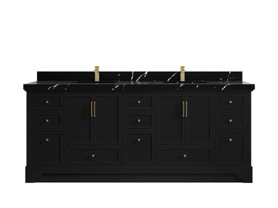 Alys 84 in. W x 22 in. D Double Sink Bathroom Vanity