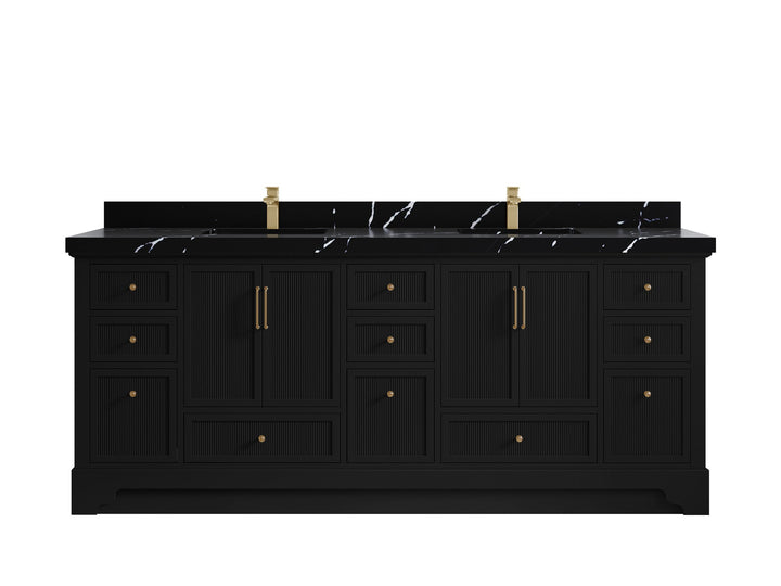 Alys 84 in. W x 22 in. D Double Sink Bathroom Vanity - photo 8