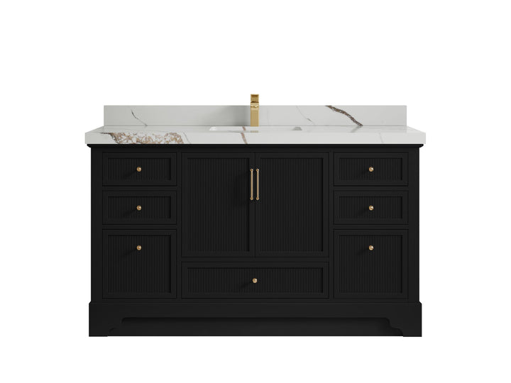 Alys 60 in. W x 22 in. D Single Sink Bathroom Vanity - photo 10