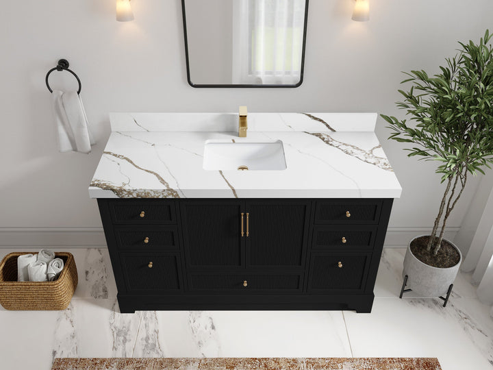 Alys 60 in. W x 22 in. D Single Sink Bathroom Vanity - photo 9
