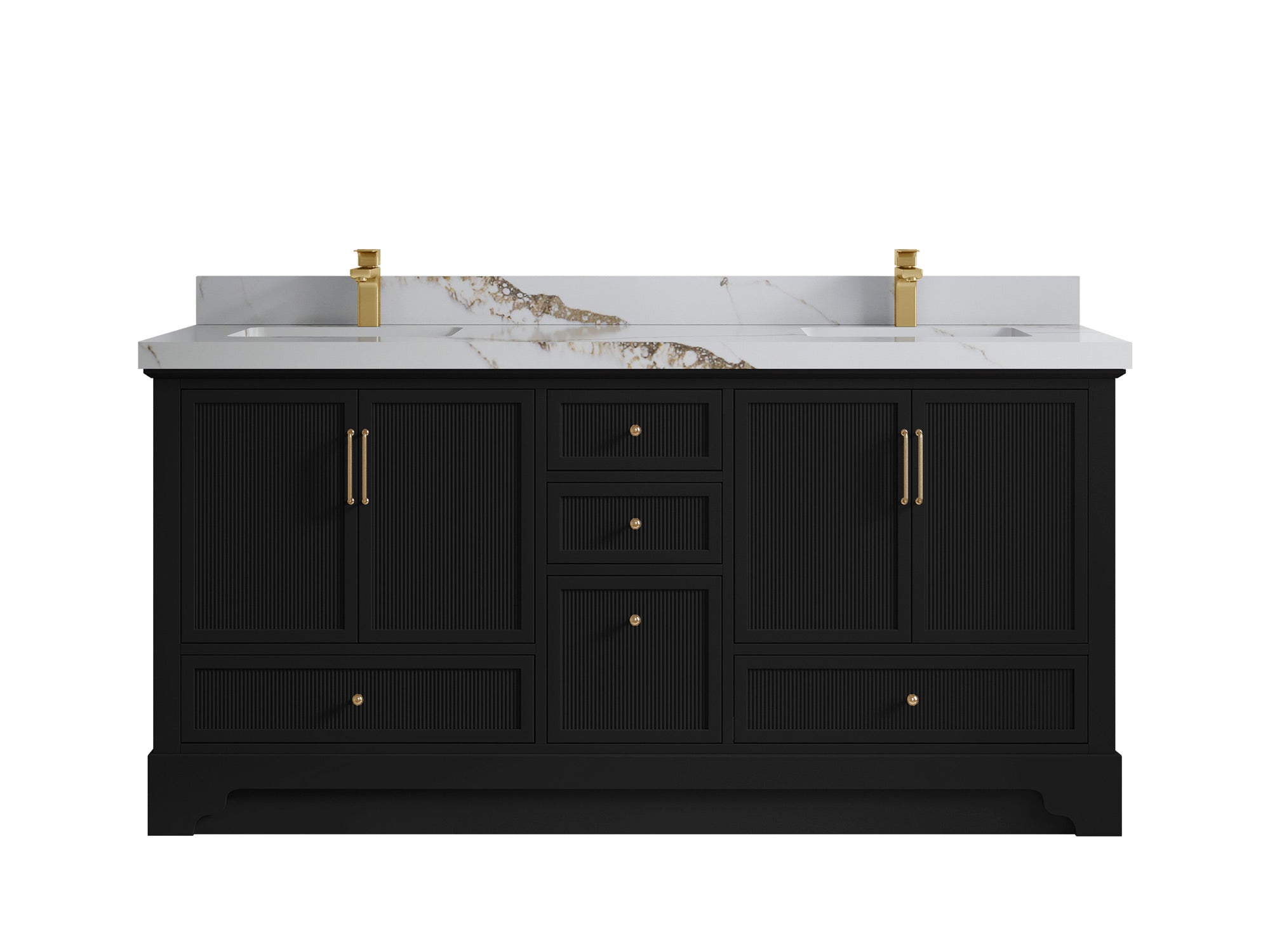 Alys 72 in. W x 22 in. D Double Sink Bathroom Vanity