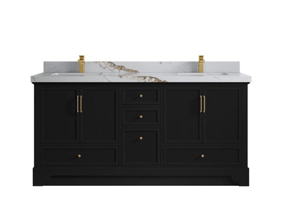 Alys 72 in. W x 22 in. D Double Sink Bathroom Vanity