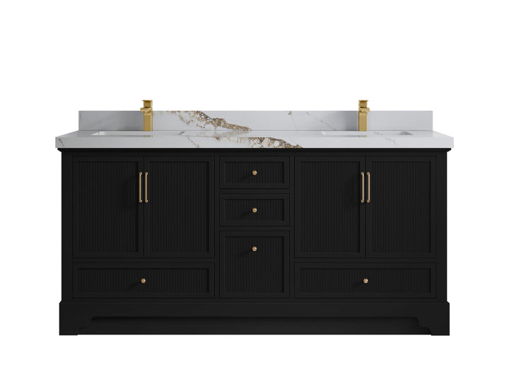 Alys 72 in. W x 22 in. D Double Sink Bathroom Vanity - photo 10