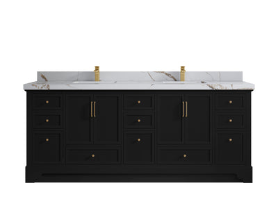 Alys 84 in. W x 22 in. D Double Sink Bathroom Vanity