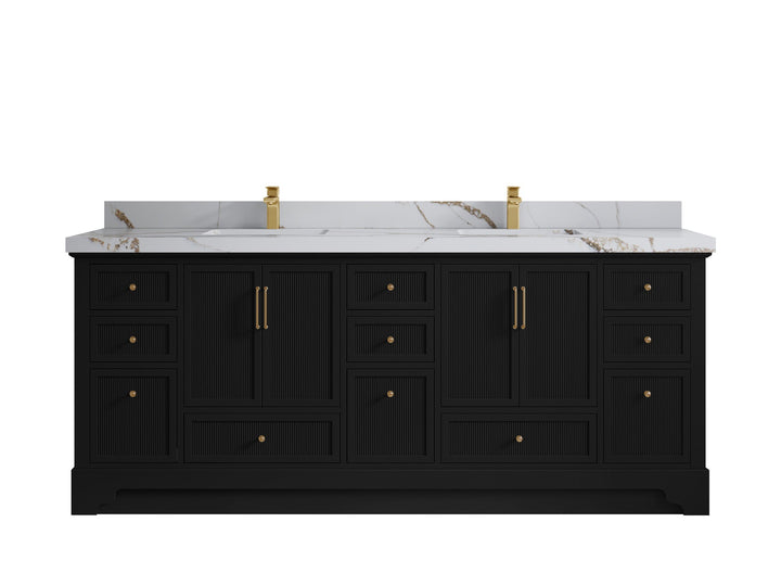Alys 84 in. W x 22 in. D Double Sink Bathroom Vanity - photo 10