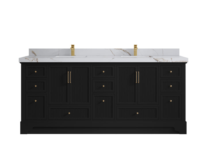Alys 80 in. W x 22 in. D Double Sink Bathroom Vanity - photo 18
