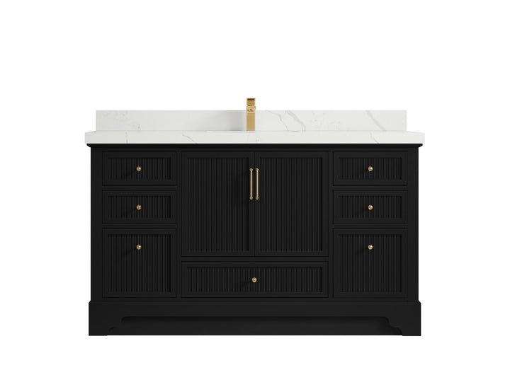Alys 60 in. W x 22 in. D Single Sink Bathroom Vanity - photo 12