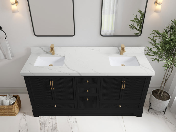 Alys 72 in. W x 22 in. D Double Sink Bathroom Vanity - photo 11